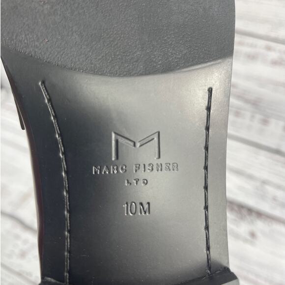 $150 Marc Fisher Women's Size 10M Dark Red Milton Slip On Loafer Flats - Picture 7 of 10